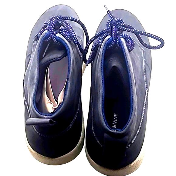 Thomas & Vine Men’s Damon Chukka Boots Size 12 Dark Blue Casual Lace-Up Shoes main image 6